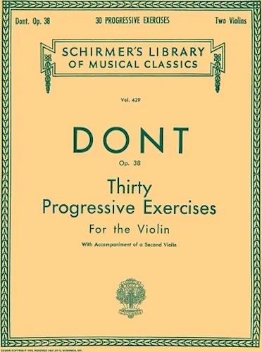 30 Progressive Exercises, Op. 38