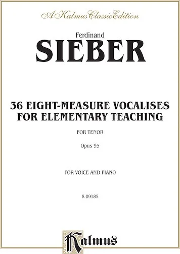36 Eight-Measure Vocalises for Elementary Teaching