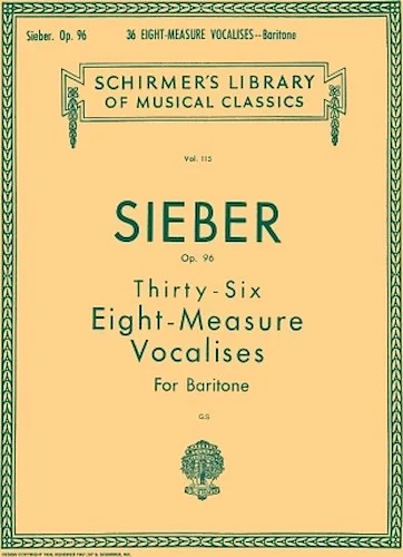 36 Eight-Measure Vocalises, Op. 96
