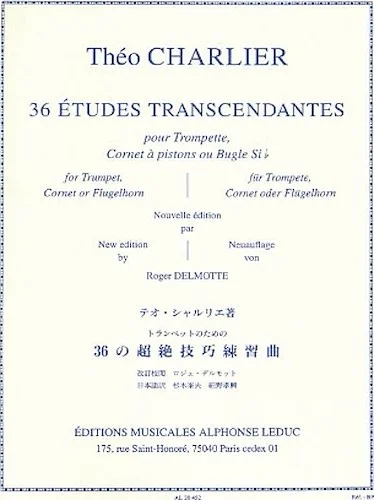 36 Etudes Transcendantes - for Trumpet