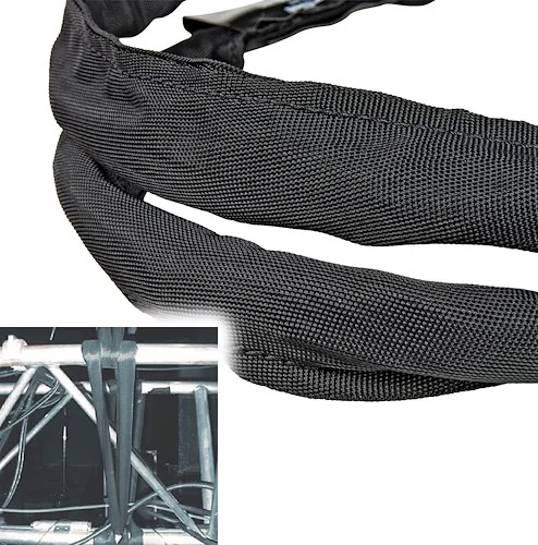 3ft SpanSet slings truss rigging SteelTex™ Round Stage with aircraft steel cable inside - Made in USA