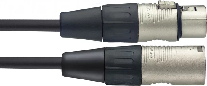 Microphone cable, XLR/XLR (m/f), 3 (10'), N-series