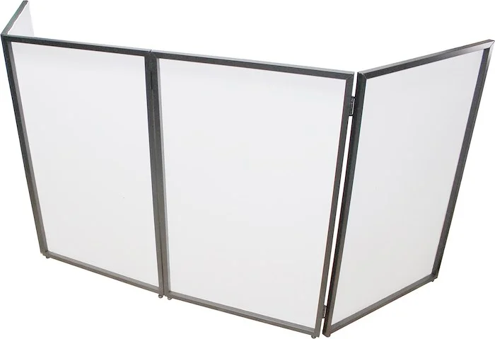 4 Panel DJ Facade Black Panels W/Carry Bag Incl 4 Black & 4 White Scrims