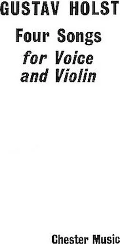 4 Songs for Voice and Violin, Op. 35