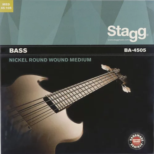 Stagg BA-4505 Medium Nickel String Set for Bass Guitar