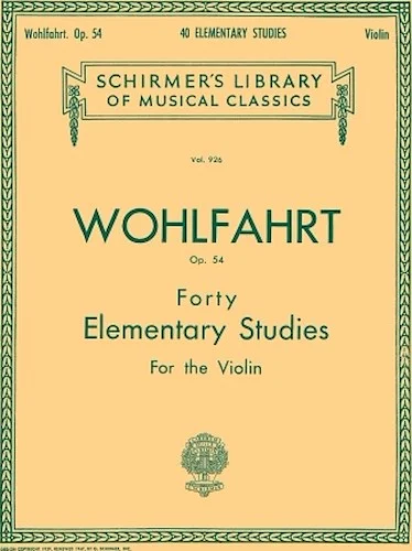 40 Elementary Studies, Op. 54