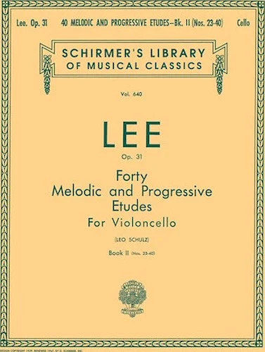 40 Melodic and Progressive Etudes, Op. 31 - Book 2
