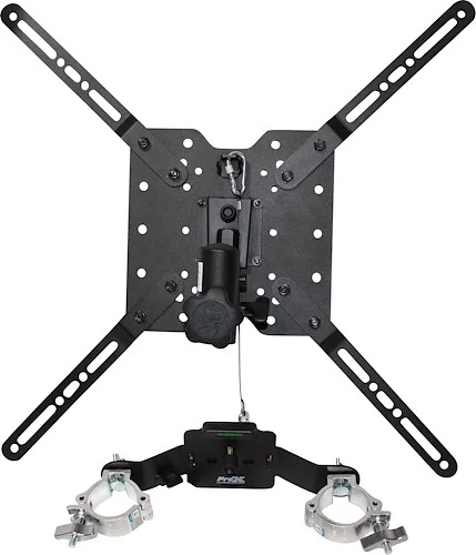 4PCS Universal 32" to 80" TV Bracket Clamp with Vesa Mounting Bracket for F34 F32 12" Bolt Truss or Speaker Stands