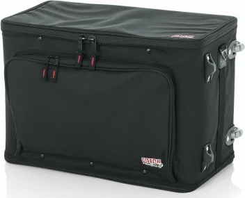 4U Lightweight rack bag w/ tow handle and wheels Image