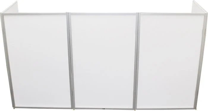 5 Panel Silver Frame DJ Facade with Stainless Quick Release 180 Deg Hinges