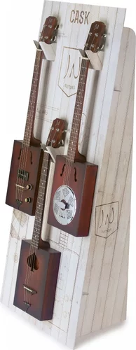 Cardboard display for 3 Cask guitars