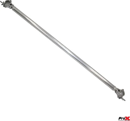 59 Inch (149.86cm) Single Truss Tube W-Clamp and Hinge on Each End | 2 Inch | 2mm Wall