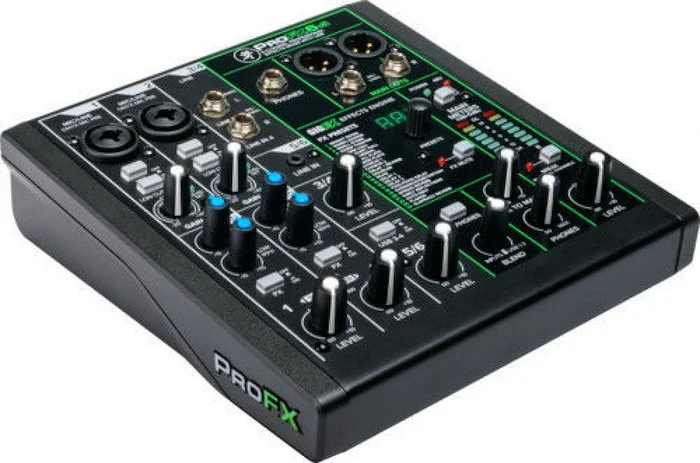 6 Channel Pro FX Ver 3 Mixer  USB Analog Mixers             