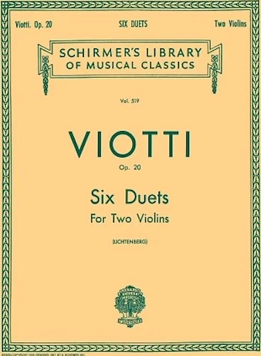 6 Duets, Op. 20