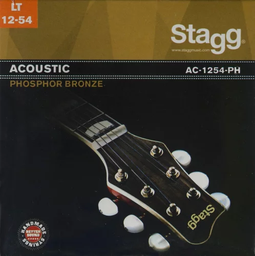 Stagg Light AC-1254-PH Phosphor Bronze Strings for Acoustic Guitar