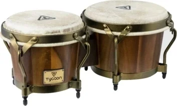 7 inch. & 8-1/2 inch. Supremo Select Series Broad Leaf Acacia Bongos - Model STBS-DG BA