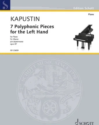 7 Polyphonic Pieces for the Left Hand, Op. 87