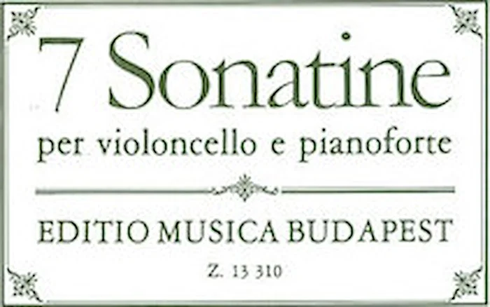7 Sonatinas for Violoncello and Piano - Works by Haydn, Mozart, Beethoven and Schubert