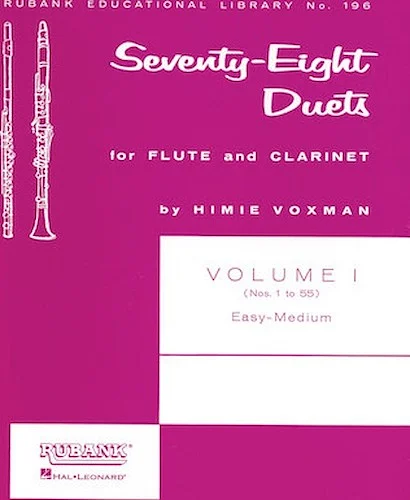 78 Duets for Flute and Clarinet - Flute and Clarinet