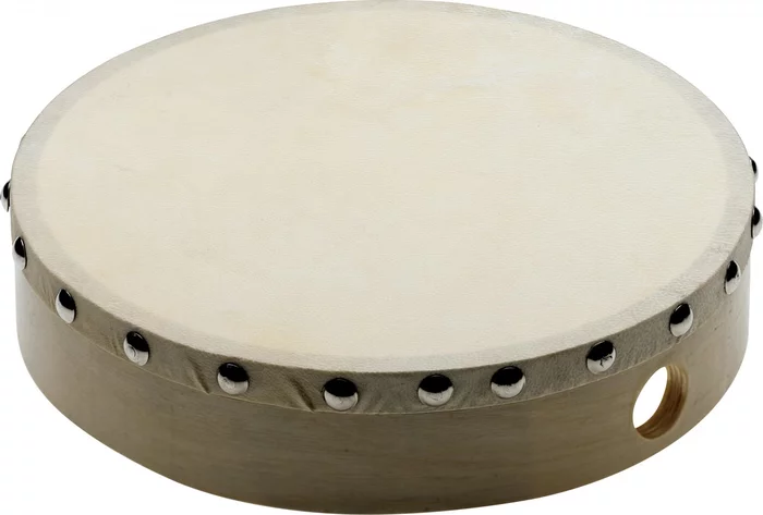 Stagg 8" pre-tuned wooden hand drum with rivetted skin