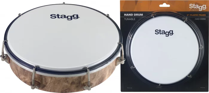 8" Tuneable plastic hand-drum.