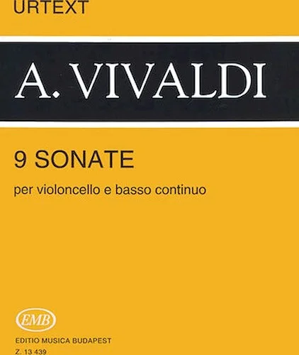 9 Sonatas for Violoncello and Basso Continuo, RV 39-47
