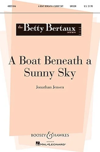 A Boat Beneath a Sunny Sky - Betty Bertaux Series