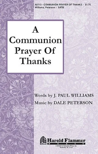 A Communion Prayer of Thanks