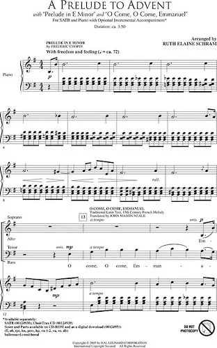 A Prelude to Advent - with "Prelude in E Minor" and "O Come, O Come Emmanuel"