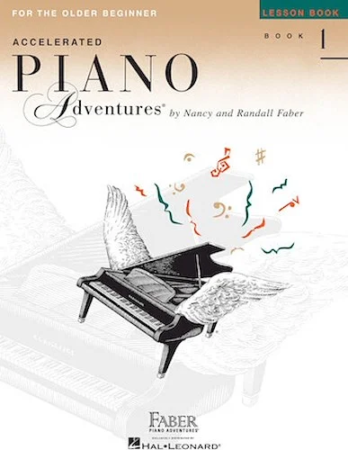Accelerated Piano Adventures for the Older Beginner - Lesson Book 1, International Edition