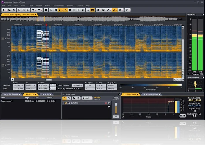 Acon Acoustica 7 Premium (Download) <br>The perfect solution for audio editing, podcast creation, mastering and audio restoration