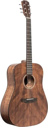 Acoustic dreadnought guitar with solid mahogany top, Dovern series