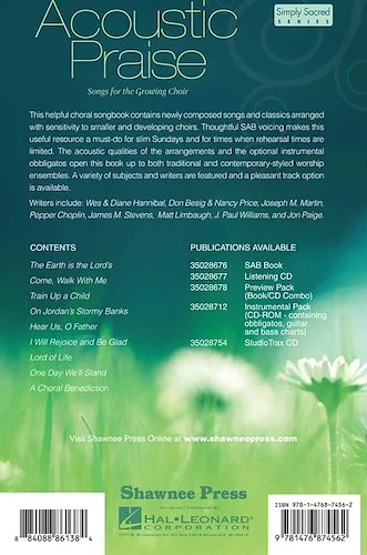 Acoustic Praise (Songs for the Growing Choir) - Simply Sacred Choral Series