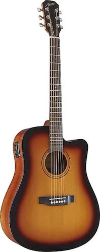 Acoustic/Electric Dreadnought w/ Cutaway, Satin SB