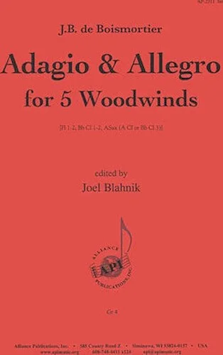 Adagio & Allegro - 5 Mixed Wws (fl2, Cl2, Asx)