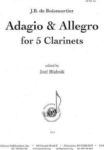 Adagio & Allegro Fr Concerto I - Clnt 5