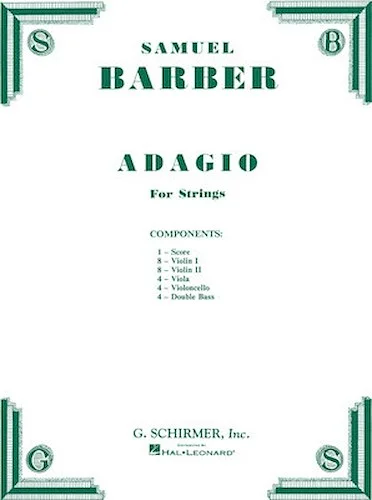 Adagio for Strings, Op. 11 - (Original Edition)