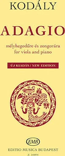 Adagio for Viola and Piano - New Edition