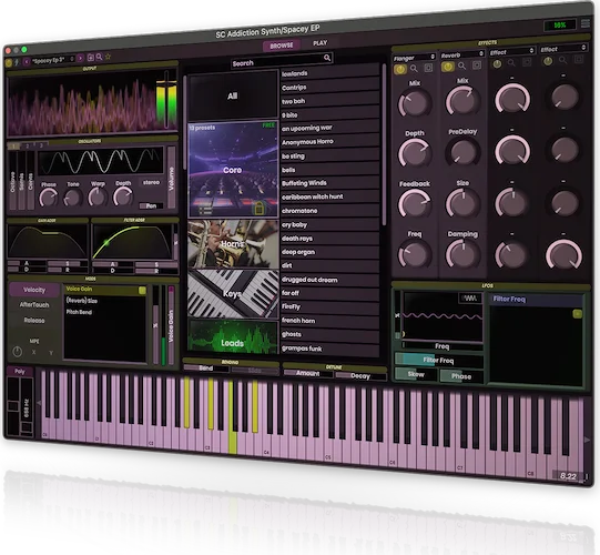 Addiction Synth (Download)<br>Subtractive synth