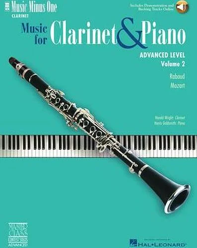Advanced Clarinet Solos - Volume 2 - Music Minus One Clarinet