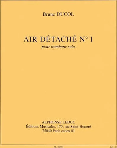 Air Detache No.1 (trombone Solo)