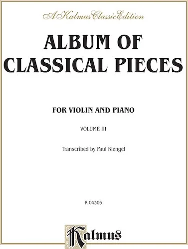 Album of Classical Pieces, Volume III