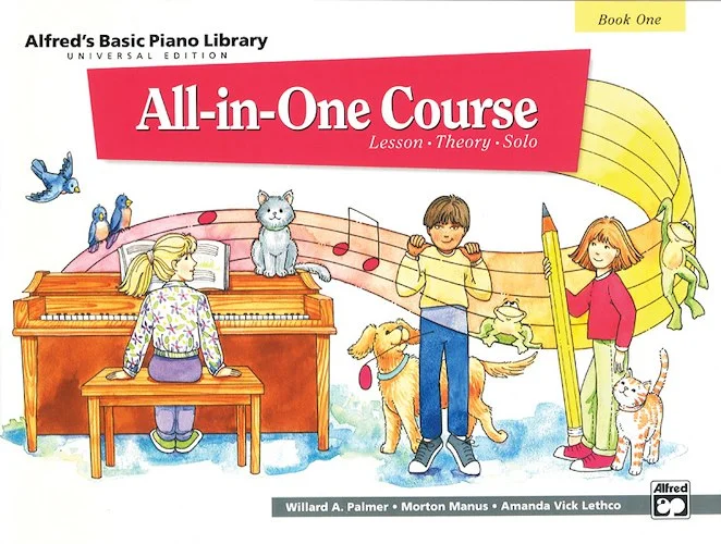 Alfred's Basic All-in-One Course Universal Edition, Book 1: Lesson * Theory * Solo