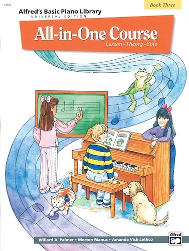 Alfred's Basic All-in-One Course Universal Edition, Book 3: Lesson * Theory * Solo