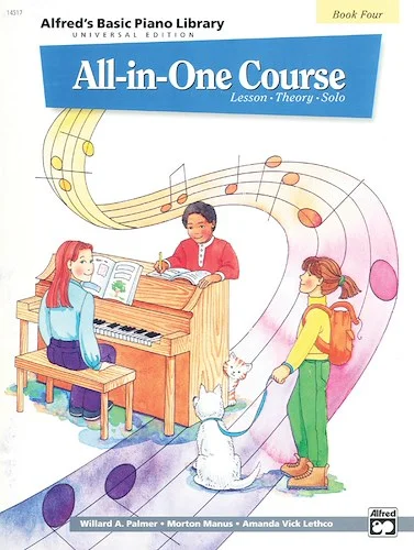 Alfred's Basic All-in-One Course Universal Edition, Book 4: Lesson * Theory * Solo