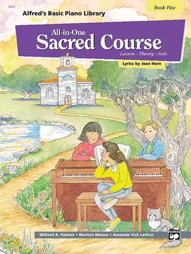 Alfred's Basic All-in-One Sacred Course, Book 5: Lesson * Theory * Solo
