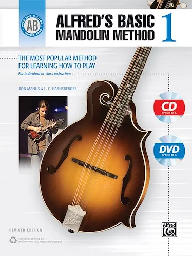 Alfred's Basic Mandolin Method 1 (Revised): The Most Popular Method for Learning How to Play