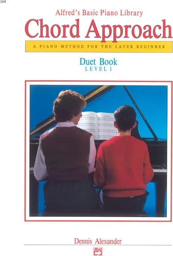 Alfred's Basic Piano: Chord Approach Duet Book 1: A Piano Method for the Later Beginner