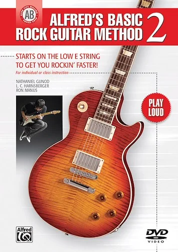 Alfred's Basic Rock Guitar Method 2: Starts on the Low E String to Get You Rockin' Faster