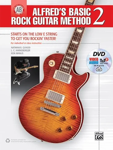 Alfred's Basic Rock Guitar Method 2: Starts on the Low E String To Get You Rockin' Faster!